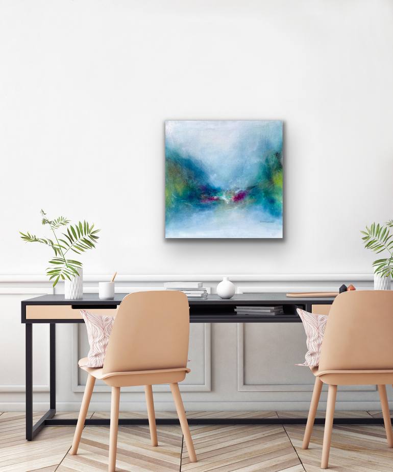 Original Abstract Expressionism Abstract Painting by Kirsten Schankweiler