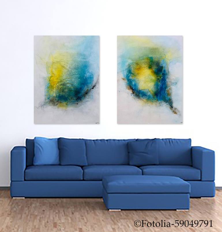 Original Minimalism Abstract Painting by Kirsten Schankweiler