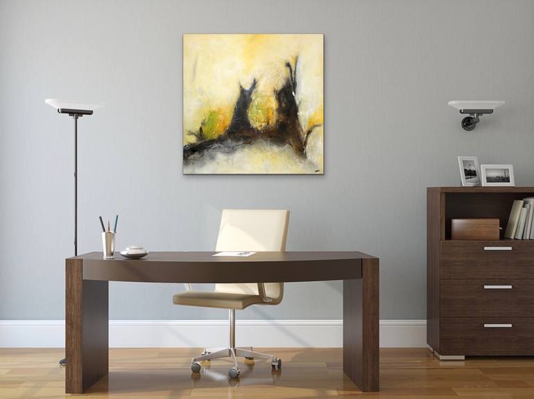 Original Abstract Landscape Painting by Kirsten Schankweiler