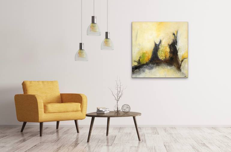 Original Abstract Landscape Painting by Kirsten Schankweiler