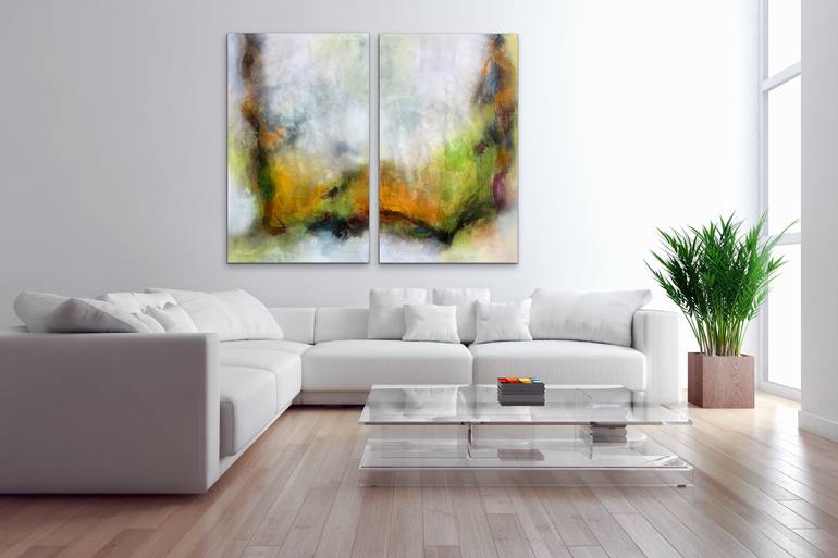 Original Abstract Expressionism Abstract Painting by Kirsten Schankweiler