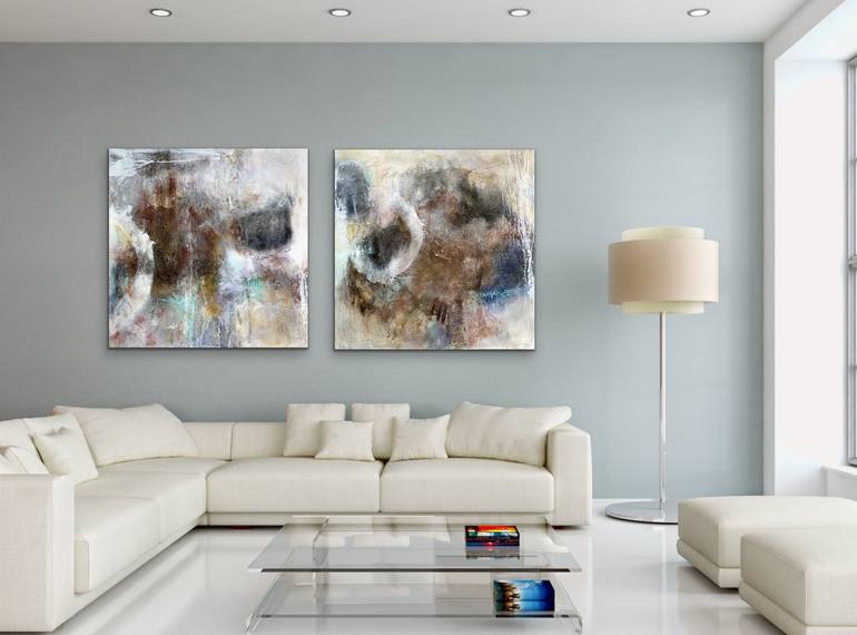 Original Abstract Expressionism Abstract Painting by Kirsten Schankweiler