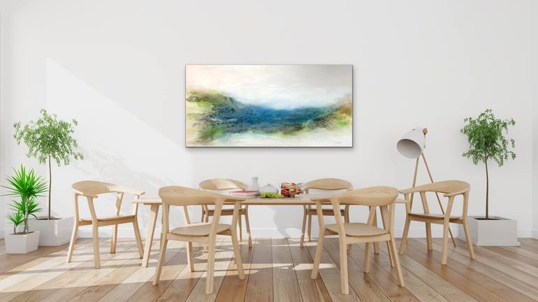 Original Abstract Landscape Painting by Kirsten Schankweiler