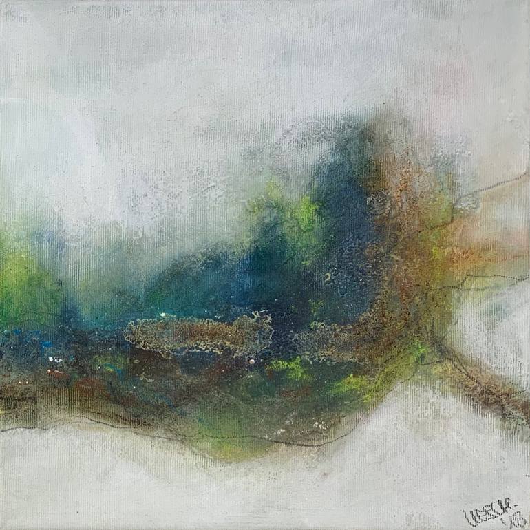 Original Abstract Landscape Painting by Kirsten Schankweiler