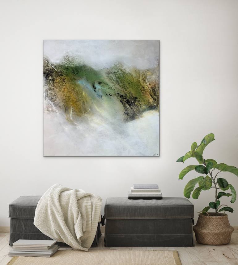 Original Abstract Expressionism Abstract Painting by Kirsten Schankweiler