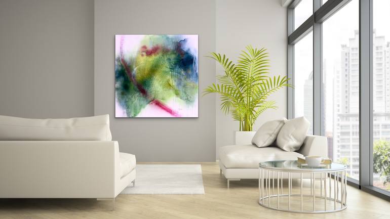 Original Abstract Expressionism Abstract Painting by Kirsten Schankweiler