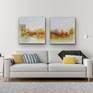 Title: Love #1 and #2
Size: 60 x 120 cm | 23.6 x 47.2 in - Diptych
Sides: painted white with light traces of the painting process
Frame: unframed
Signature: front & back, also with signed Certificate of Authenticity
Year made: 2019
Medium: Paper collage, acrylic, ink and pastel on canvas
Varnish: satin finish with UV protection