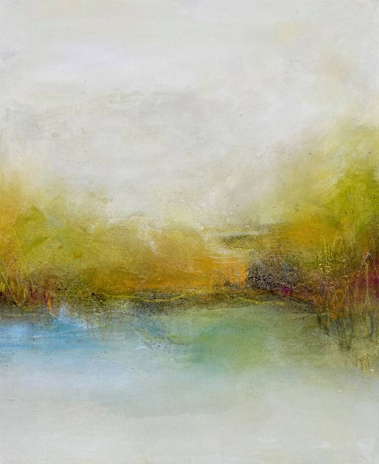 Original Abstract Landscape Painting by Kirsten Schankweiler