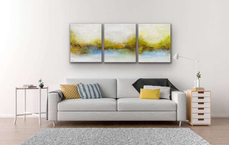 Original Abstract Landscape Painting by Kirsten Schankweiler