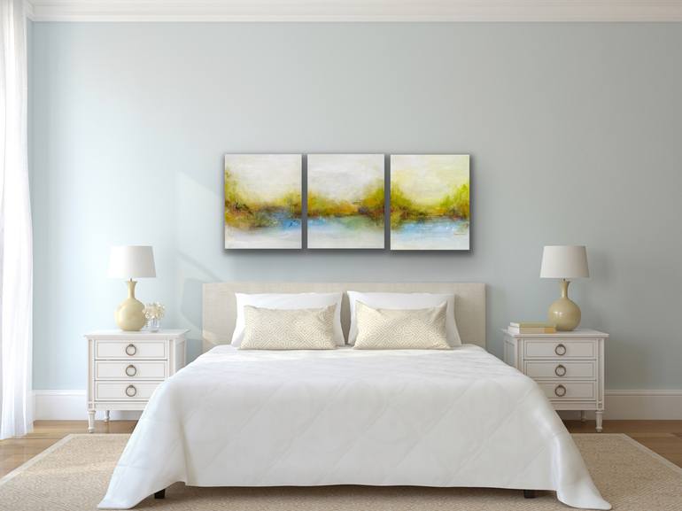 Original Abstract Landscape Painting by Kirsten Schankweiler