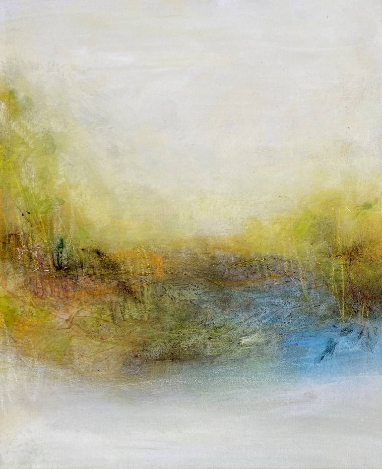 Original Abstract Landscape Painting by Kirsten Schankweiler