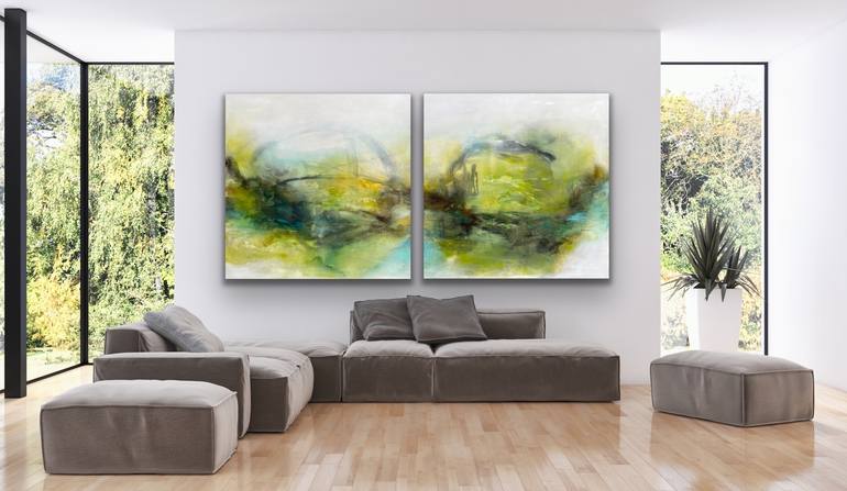 Original Modern Abstract Painting by Kirsten Schankweiler