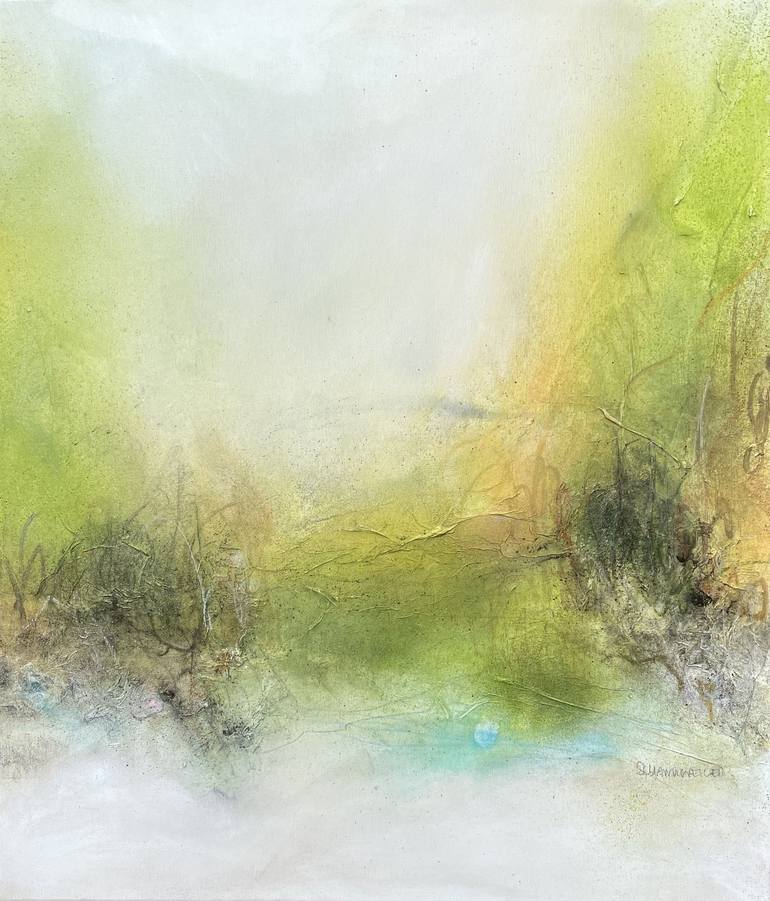 Original Abstract Landscape Painting by Kirsten Schankweiler