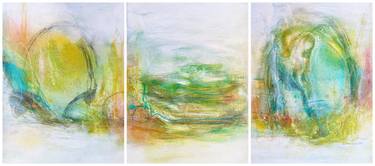 Original Abstract Expressionism Abstract Paintings by Kirsten Schankweiler