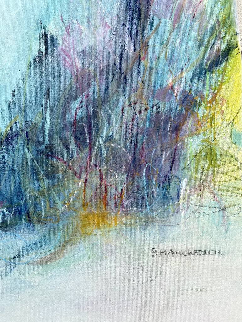 Original Abstract Expressionism Abstract Painting by Kirsten Schankweiler