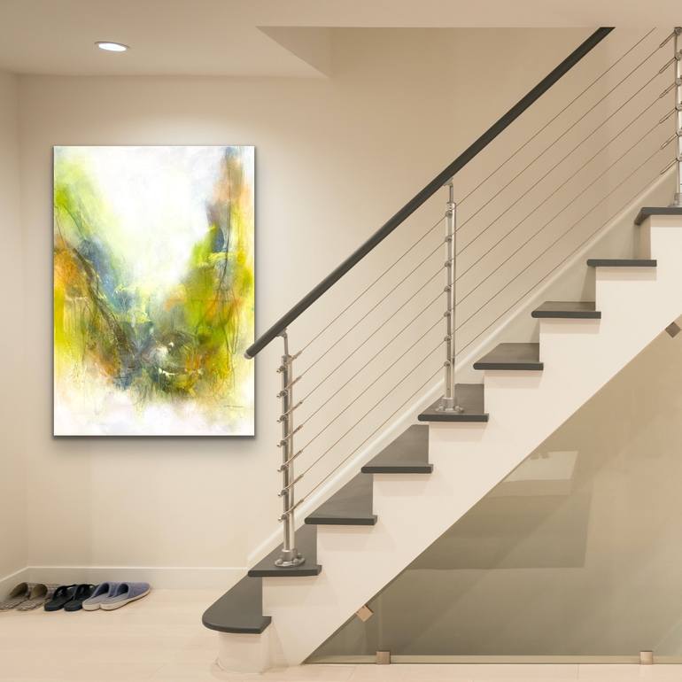 Original Abstract Expressionism Abstract Painting by Kirsten Schankweiler