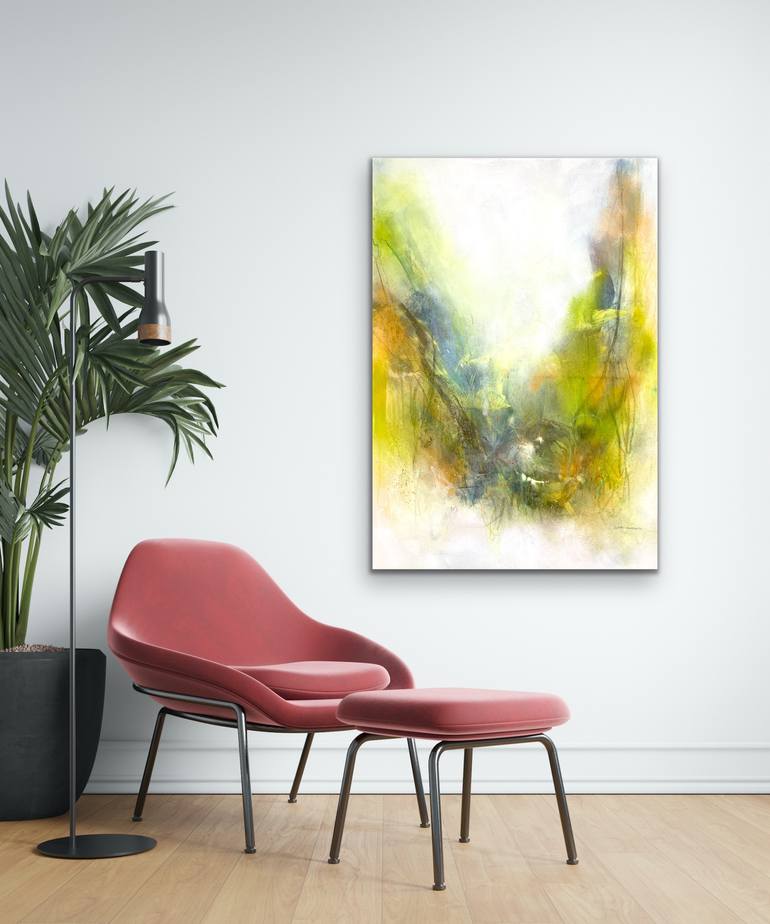 Original Abstract Expressionism Abstract Painting by Kirsten Schankweiler