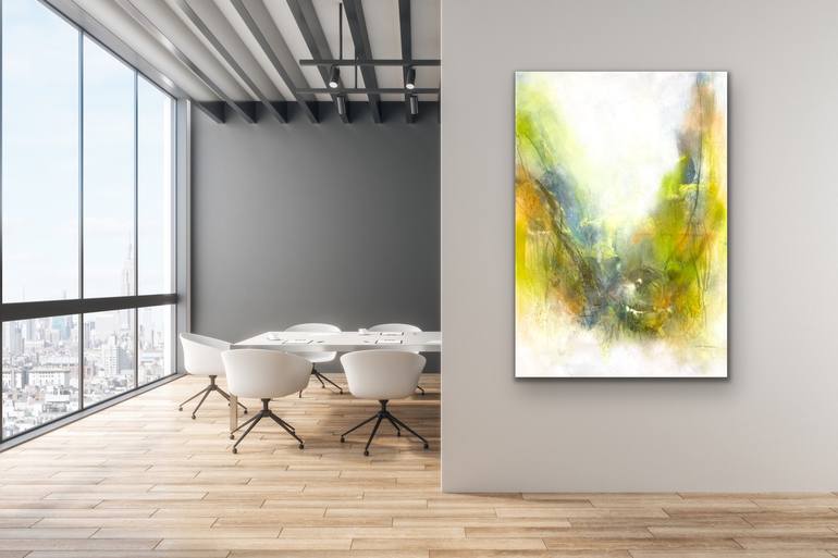 Original Abstract Expressionism Abstract Painting by Kirsten Schankweiler