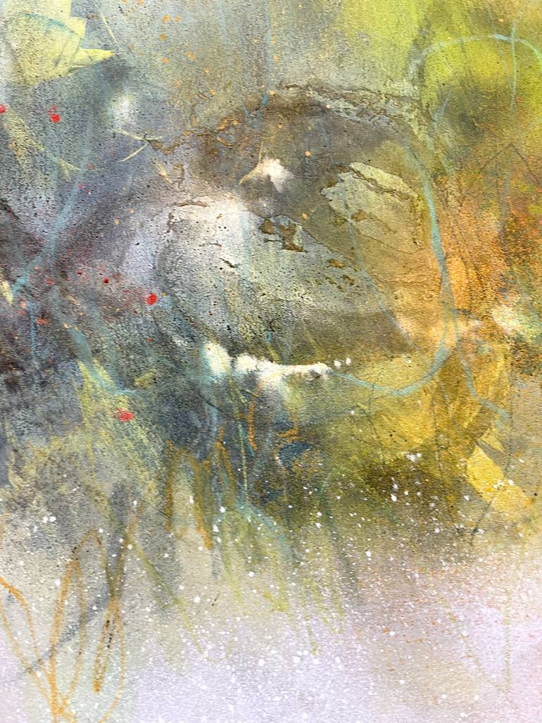 Original Abstract Expressionism Abstract Painting by Kirsten Schankweiler