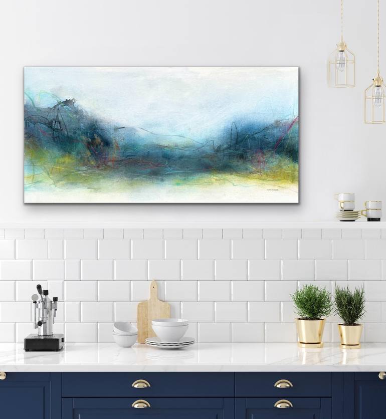 Original Abstract Landscape Painting by Kirsten Schankweiler