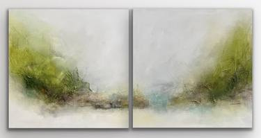 Original Abstract Landscape Paintings by Kirsten Schankweiler