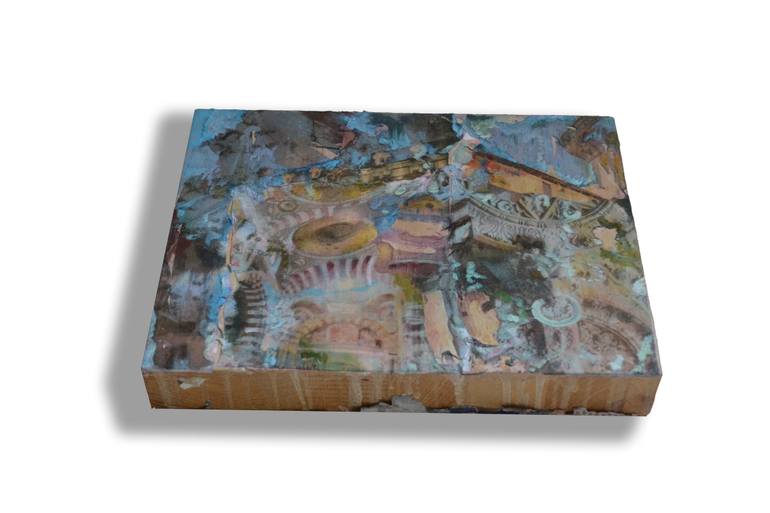 Original Abstract Architecture Collage by Fiona Masterton