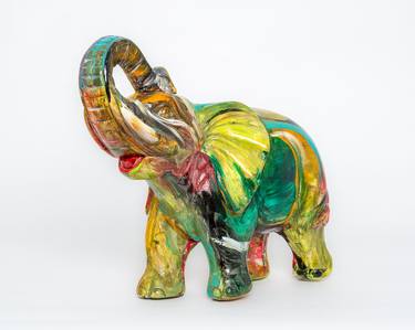 Original Pop Art Animal Sculpture by Sebastián Rodríguez Drouville