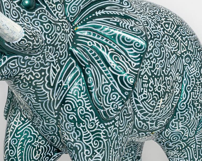 Original Abstract Expressionism Animal Sculpture by Sebastián Rodríguez Drouville