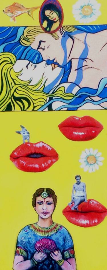 Original Pop Art Love Paintings by Will Joubert Alves