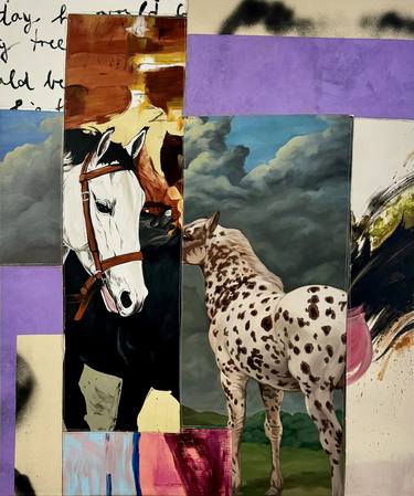 Original Classicism Animal Paintings by Nadia Jaber