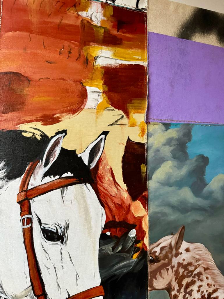 Original Classicism Animal Painting by Nadia Jaber