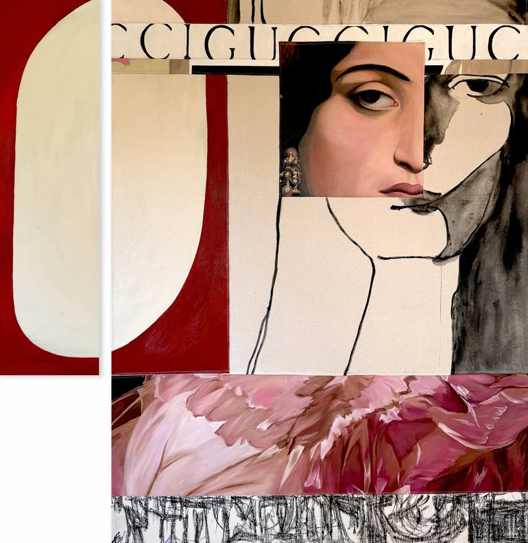 Original Figurative Women Paintings by Nadia Jaber