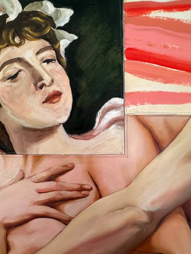 Original Contemporary Classical Mythology Painting by Nadia Jaber