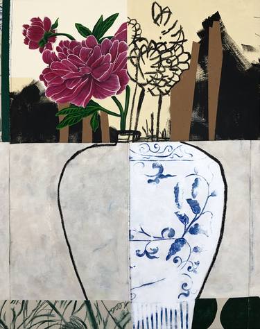 Saatchi Art Artist Nadia Jaber; Painting, “Floral Arrangement n.7” #art