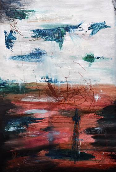 Original Abstract Expressionism Landscape Paintings by David Rabie