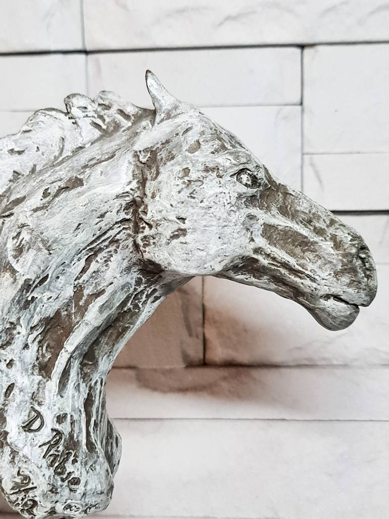 Original Contemporary Horse Sculpture by David Rabie