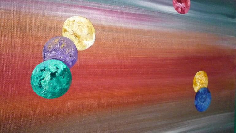 Original Outer Space Painting by Laurence Friedlander