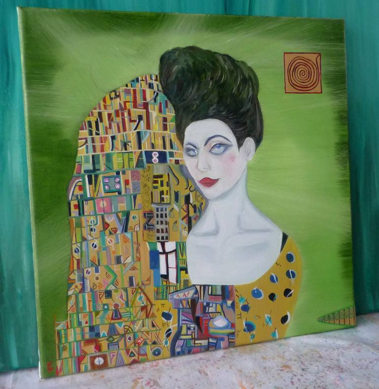 Original Expressionism Portrait Painting by Laurence Friedlander