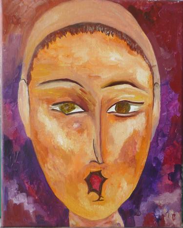 Original Expressionism Portrait Paintings by Laurence Friedlander