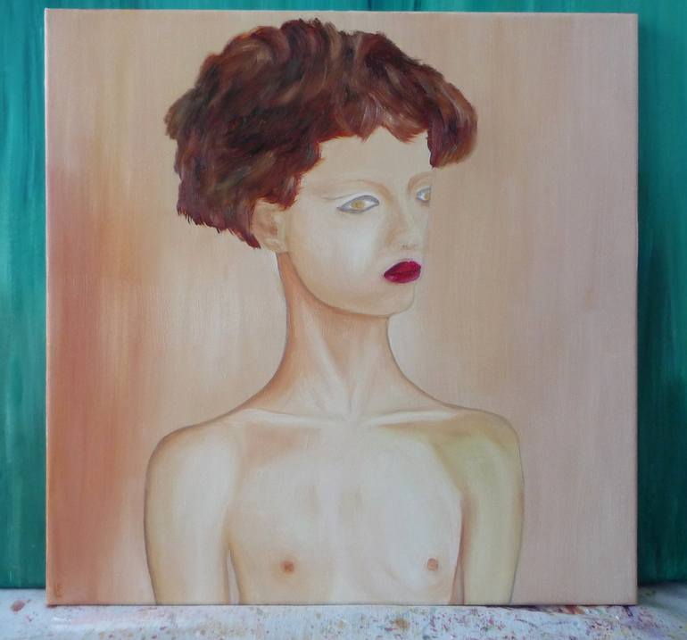 Original Figurative Women Painting by Laurence Friedlander