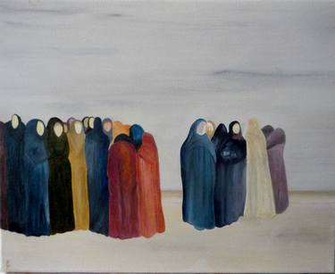 Original Minimalism People Paintings by Laurence Friedlander