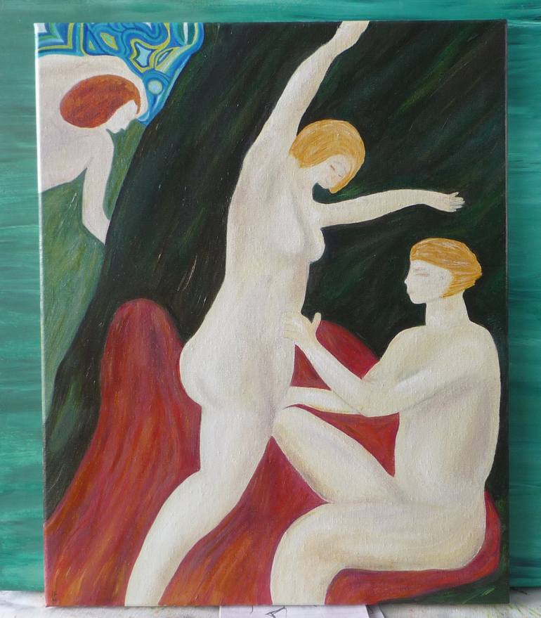 Original Erotic Painting by Laurence Friedlander