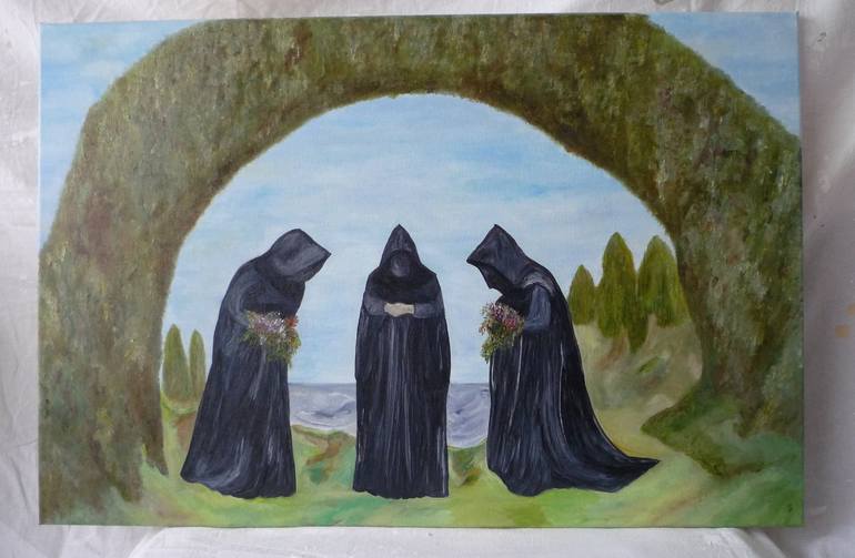 Original Religion Painting by Laurence Friedlander