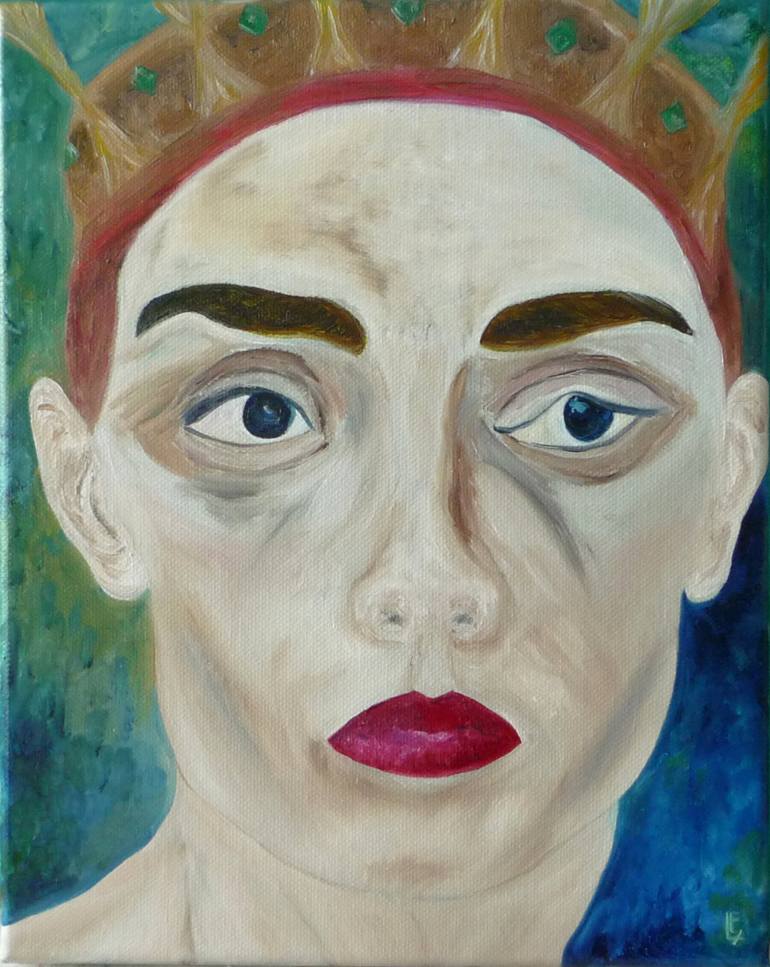 The Queen. Painting by Laurence Friedlander | Saatchi Art