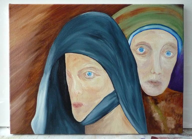 Original Contemporary People Painting by Laurence Friedlander