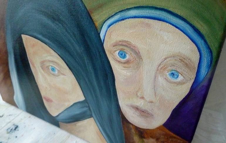 Original Contemporary People Painting by Laurence Friedlander