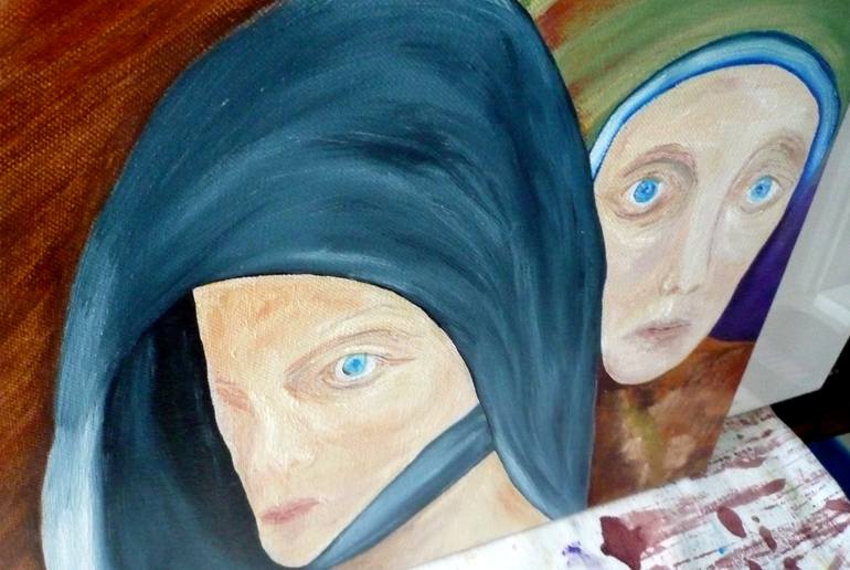 Original Contemporary People Painting by Laurence Friedlander