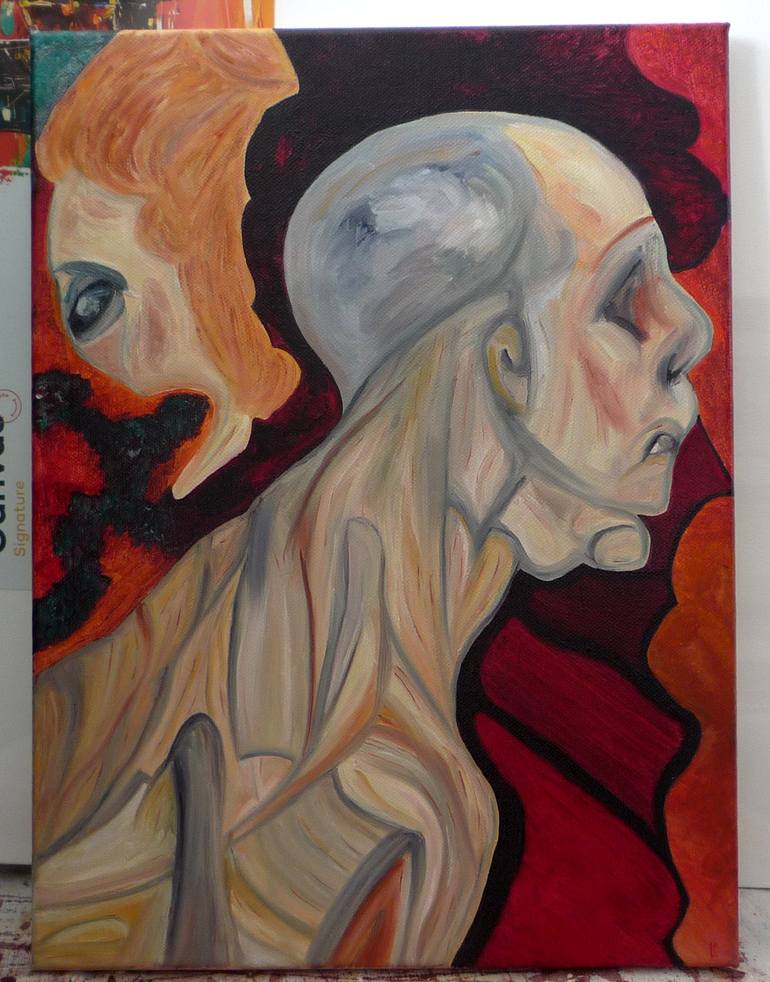 Original Figurative Fantasy Painting by Laurence Friedlander