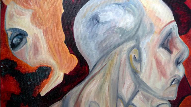 Original Figurative Fantasy Painting by Laurence Friedlander