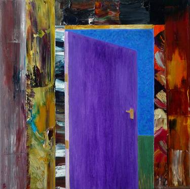 Original Symbolism Abstract Painting by Laurence Friedlander